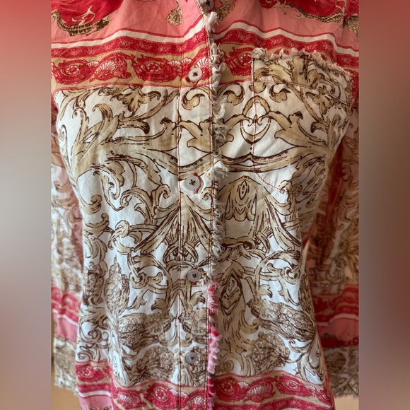 TIZZIE CAPE COD TUNIC buttons size S - Picture 2 of 7